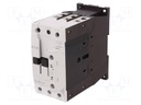 Contactor: 3-pole; NO x3; 24VDC; 50A; DIN,on panel; DILM50; 690V