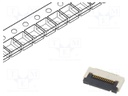 Connector: FFC (FPC); horizontal; PIN: 12; ZIF; SMT; 50V; 0.4A; H: 2mm