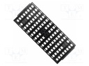 Electronic components tray; ESD; 320x135mm; black; 150°C; TSOP
