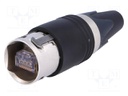 Plug; RJ45; PIN: 8; Cat: 6; shielded; gold-plated; Layout: 8p8c