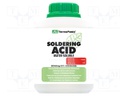 Agent: soldering acid; for difficult to tin nickel surfaces