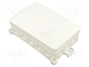 Enclosure: junction box; X: 90mm; Y: 40mm; Z: 135mm; IP54; white