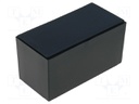 Enclosure: designed for potting; X: 36mm; Y: 70mm; Z: 35mm; black