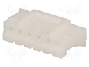 Plug; wire-board; female; NXG; 2mm; PIN: 6; w/o contacts; for cable