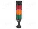 Signaller: signalling column; buzzer,flashing light; LED; 70mm