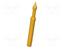 Test needle; Operational spring compression: 4mm; 5A; Ø: 1mm; 1.5N