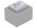 Transformer: encapsulated; 2VA; 230VAC; 7.5V; 7.5V; 0.13A; 0.13A