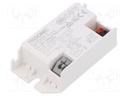 Power supply: switched-mode; LED; 15W; 30÷42.8VDC; 350mA; IP20