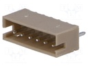 Socket; wire-board; male; 1.5mm; PIN: 6; THT; 100V; 1A; tinned; 20mΩ