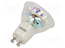 LED lamp; warm white; GU10; 230VAC; 265lm; 3.5W; 36°; 3000K