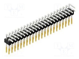 Connector: pin strips; pin header; male; PIN: 44; 2.54mm; THT; 2x22