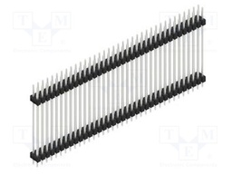Connector: pin strips; pin header; male; PIN: 72; 2.54mm; THT; 2x36