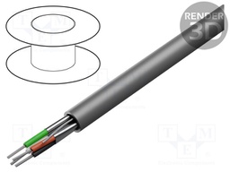 Wire; Alpha Essential C&C; 2x2x22AWG; shielded,Al foil; PVC; 300V