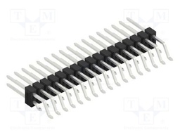 Connector: pin strips; pin header; male; PIN: 34; 2.54mm; SMT; 2x17