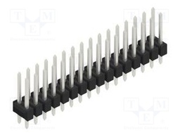 Connector: pin strips; pin header; male; PIN: 32; 2.54mm; THT; 2x16
