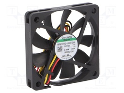 Fan: DC; axial; 12VDC; 60x60x10mm; 24.12m3/h; 25dBA; Vapo; 3500rpm