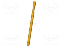 Test needle; Operational spring compression: 4mm; 8A; Ø: 1.8mm