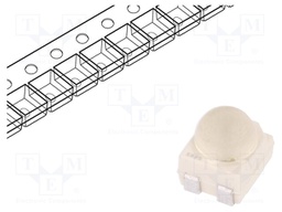 LED; SMD; 3528,PLCC4; green; 2260÷5200mlm; 3.4x3x3.5mm; 20°; 30mA