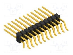 Connector: pin strips; pin header; male; PIN: 22; 2.54mm; SMT,THT