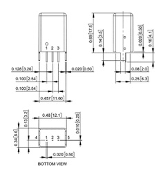 Converter: DC/DC; Uin: 27÷72VDC; Uout: 24VDC; Iout: 700mA; SIP3; THT