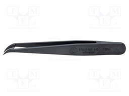 Tweezers; Blade tip shape: sharp, bent; Tweezers len: 115mm; ESD