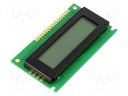 Display: LCD; alphanumeric; STN Positive; 16x2; 84x44x10.5mm; LED