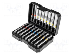 Kit: screwdriver bits; 18pcs.