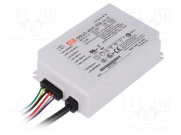 Power supply: switched-mode; LED; 33.25W; 57÷95VDC; 350mA; IP67