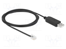 Adapter; RJ12 plug,USB A plug; 2m; USB 2.0; Interface: RS232,UART
