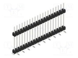 Connector: pin strips; pin header; male; PIN: 20; 2.54mm; SMT; 1x20