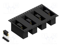 Connector: pin strips; pin header; male; PIN: 6; 2.54mm; SMT; 1x6