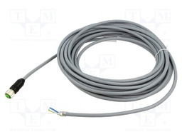 Cable: for sensors/automation; M12; straight; 10m; plug; 7000; PUR