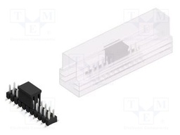 Connector: pin strips; pin header; male; PIN: 22; 2.54mm; SMT; 2x11