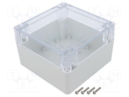 Enclosure: multipurpose; X: 120mm; Y: 120mm; Z: 75mm; ZP; light grey
