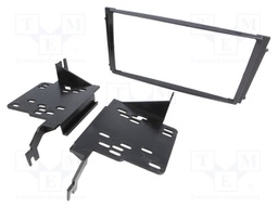 Radio mounting frame; Hyundai; 2 DIN; black