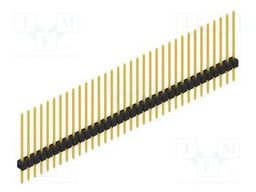 Connector: pin strips; pin header; male; PIN: 34; 2.54mm; THT; 1x34