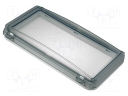 Inspection windows; polycarbonate; 248x128x50mm; IP65