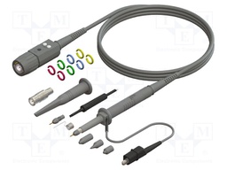 Probe: for oscilloscope; passive; 500MHz; 1MΩ; 0.7ns; 1.2m; C: 12pF