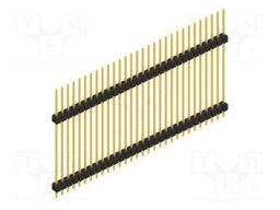 Connector: pin strips; pin header; male; PIN: 30; 2.54mm; THT; 1x30