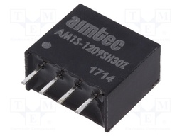 Converter: DC/DC; 1W; Uin: 10.8÷13.2V; 9VDC; Iout: 111mA; SIP4; 1.8g