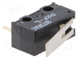 Microswitch SNAP ACTION; with lever; SPDT; 3A/125VAC; 2A/30VDC