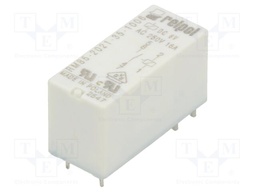 Relay: electromagnetic; SPST-NO; Ucoil: 6VDC; Icontacts max: 16A