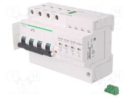 Surge Protector, Surge Arrester, 3 Pole, Type 2, 20 kA, 350 VAC, DIN Rail