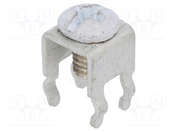 Terminal: screw terminal; THT,screw terminal; white; 7x5mm