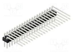 Connector: pin strips; pin header; male; PIN: 40; 2.54mm; THT; 2x20