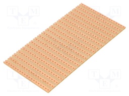 Board: universal; single sided,prototyping; W: 50mm; L: 100mm