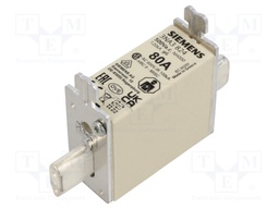 Fuse: fuse; gG; 80A; 500VAC; 250VDC; industrial; NH000; SENTRON