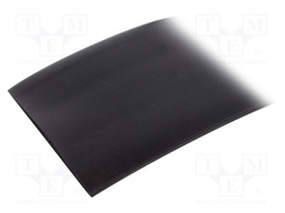 Heat shrink sleeve; 2: 1; 76.2mm; L: 0.15m; black; polyolefine
