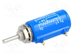 Potentiometer: shaft; multiturn; 2kΩ; 1W; ±5%; 2.4mm; linear; IP40