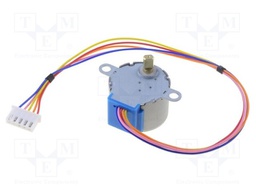 Stepper motor; Interface: PWM; PIN: 5; 5VDC; Leads: leads with plug